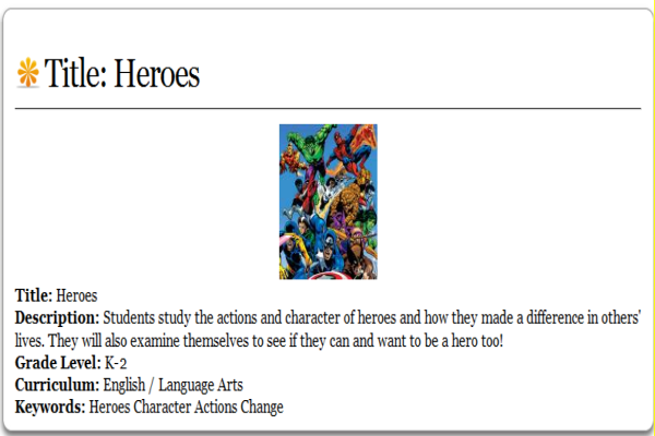 Webquest: Heroes | Recurso educativo 34432