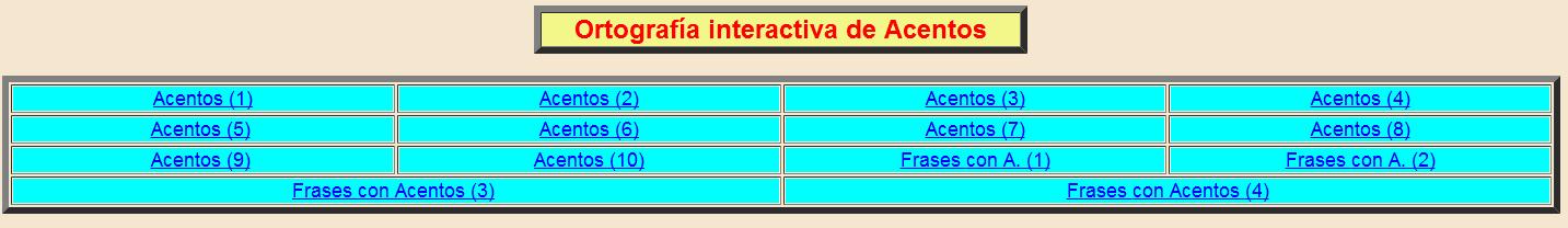 Ortografía interactiva de Acentos | Recurso educativo 36493