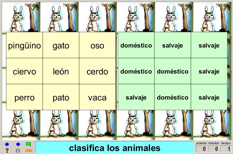 Animales domésticos y salvajes II | Recurso educativo 39458