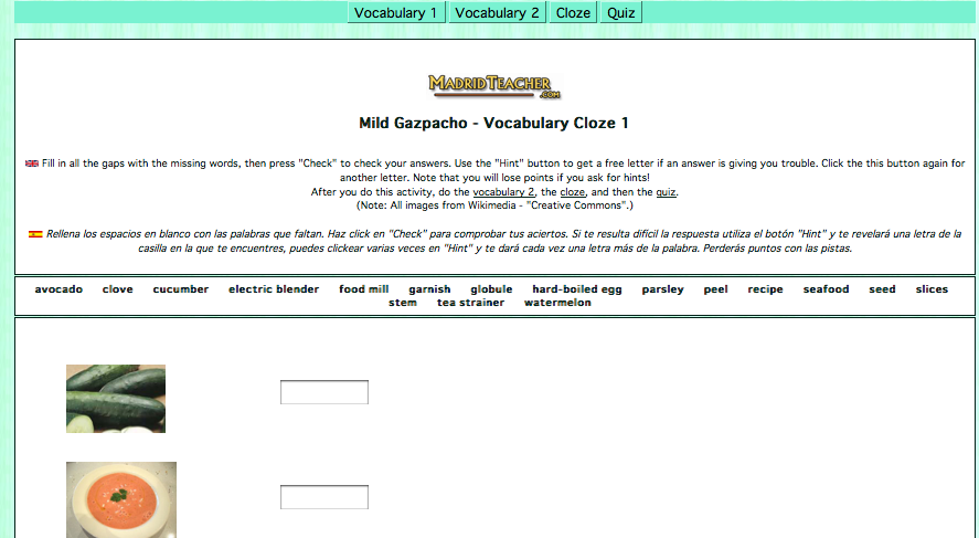 Mild Gazpacho | Recurso educativo 40097