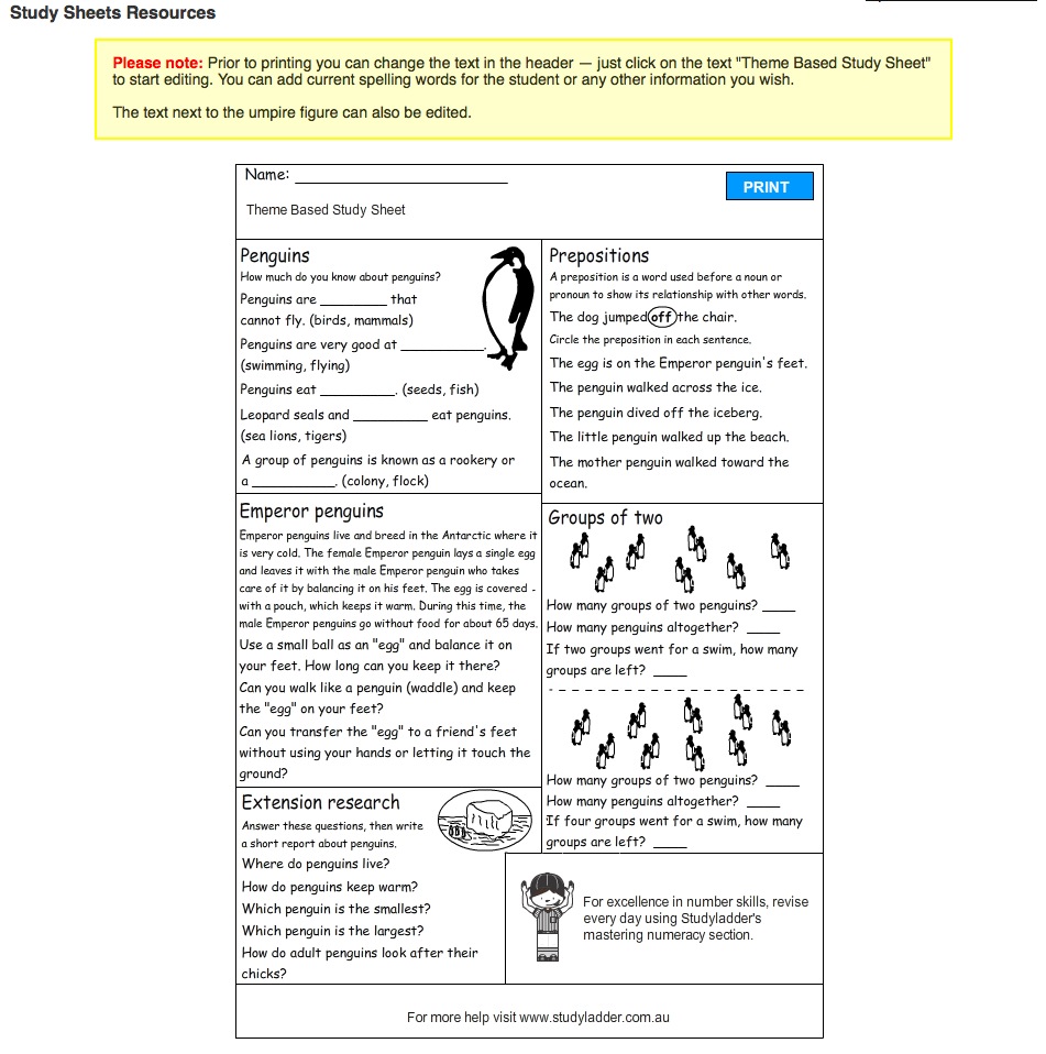 Emperor Penguins worksheet | Recurso educativo 42132