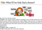 Webquest: What if you only had 4 senses? | Recurso educativo 43112