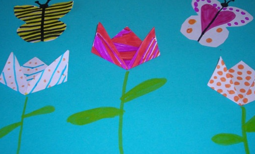 Flores de Origami | Recurso educativo 43473