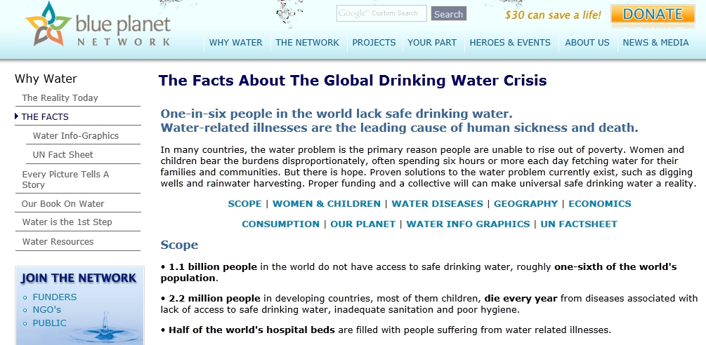 The Facts about the Global Water Crisis | Recurso educativo 45229