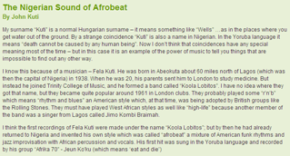 The Nigerian sound of Afrobeat | Recurso educativo 49475