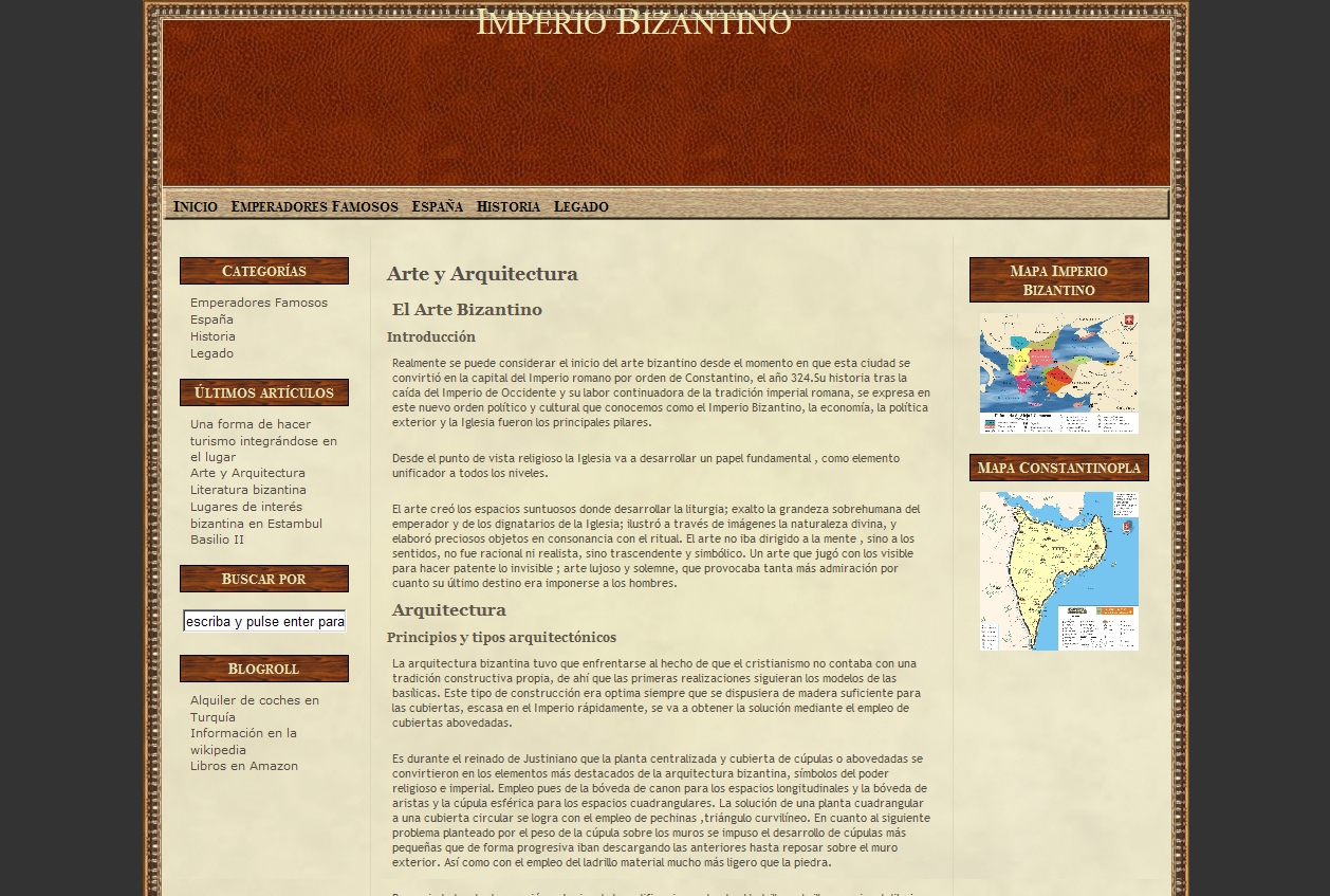 El arte bizantino. Arte y arquitectura | Recurso educativo 50108