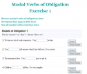 Modal verbs of obligation | Recurso educativo 59803