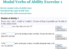 Modal verbs of ability | Recurso educativo 59807