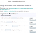 Irregular past participle | Recurso educativo 60268