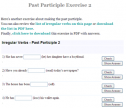 Irregular verbs: Past participle | Recurso educativo 60273