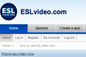 Website: ESLvideo | Recurso educativo 23340