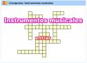 Crucigramas: instrumentos musicales | Recurso educativo 29100