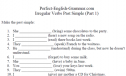 Irregular verbs past simple (Part 1) | Recurso educativo 62069