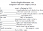 Irregular verbs past simple (Part 2) | Recurso educativo 62075