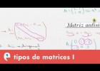 Tipos de matrices I | Recurso educativo 109442