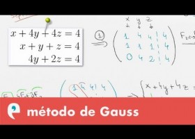 Resolución de sistemas lineales: método de Gauss | Recurso educativo 109481