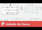 Resolución de sistemas lineales: método de Gauss | Recurso educativo 109481