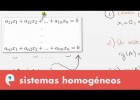 Sistemas homogéneos | Recurso educativo 109492