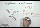 Tipos de ángulos en la circunferencia - PARTE 2 | Recurso educativo 677095