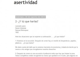 Asertividad ¿Y tú que harías? | Recurso educativo 675596