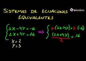 Sistemas de ecuaciones equivalentes | Recurso educativo 736345