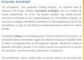 Les successions ecològiques | Recurso educativo 750152