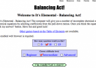 It's Elemental - Balancing Act! | Recurso educativo 762572