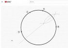 Buscar el centro de una circunferencia. | Recurso educativo 775364