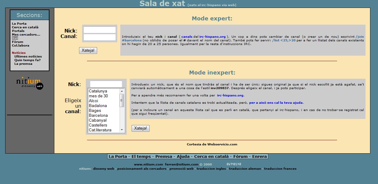 Xat al IRC hispano | Recurso educativo 34308