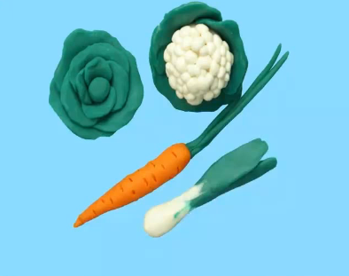 Plastilina: verduras | Recurso educativo 47080