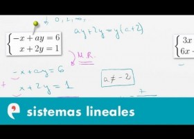 Sistemas de ecuaciones lineales (ejercicio 3) | Recurso educativo 110024