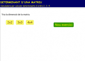 Determinant d'una matriu | Recurso educativo 757072