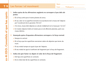 Les forces i el moviment | Recurso educativo 744561