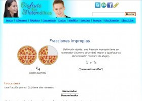 Fracciones impropias | Recurso educativo 773609