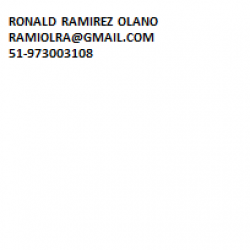 Ronald Ramirez  Olano